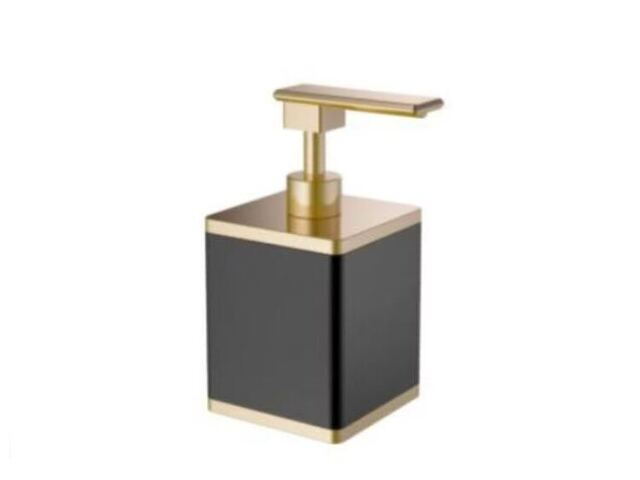 Smack vanity countertop organiser -- tray, dispenser and storage set