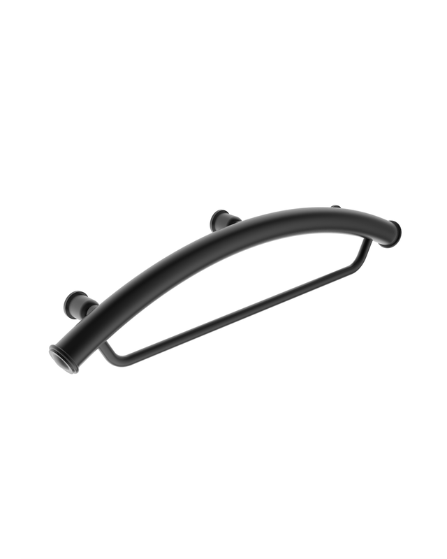 GentleGrip Curved Grab Bar with Towel Rail